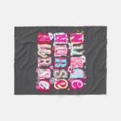 Couverture Polaire Nurse Valentines Stethoscope Valentine Nursing Gir (Devant (Horizontal))