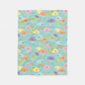 Couverture Polaire Nursery Cute Ciel Nuageux (Devant)
