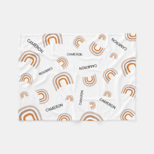 Couverture Polaire Nursery moderne Rainbow baby