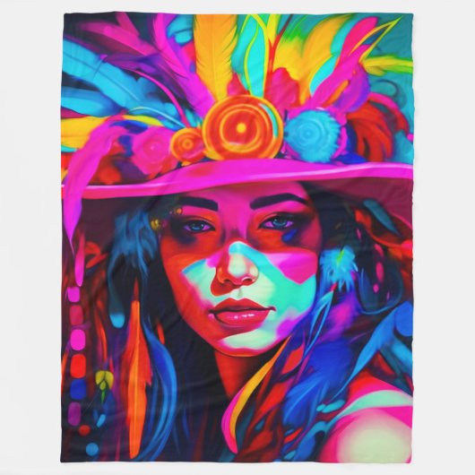 Couverture Polaire Nuse vibrante (Devant)