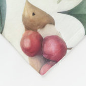 Couverture Polaire Nutcracker Aquarelle Motifs de Noël (Coin)