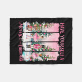 Couverture Polaire Nutcracker Friends Snow Globe Nk Coquette Bow Chri (Devant (Horizontal))