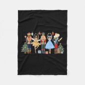 Couverture Polaire Nutcracker Squad Ballet Dance Matching Family Chri (Devant)
