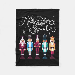 Couverture Polaire Nutcracker Squad Holiday Christmas Boy Girls Women