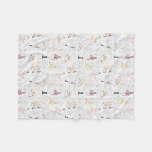 Couverture Polaire Nutcracker Suite Ballerina Fairy Soldat (Devant (Horizontal))