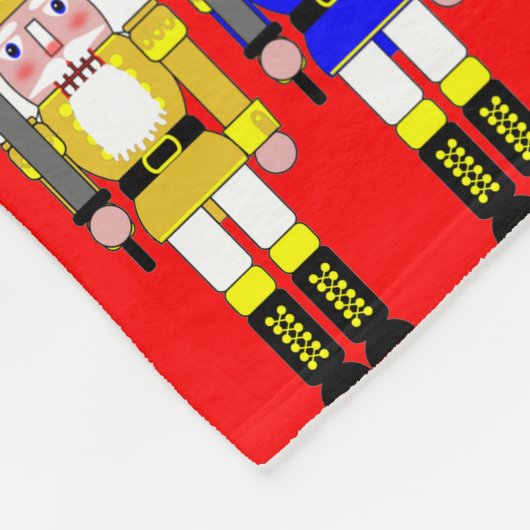 Couverture Polaire Nutcrackers de Noël (Coin)