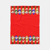 Couverture Polaire Nutcrackers de Noël (Devant)