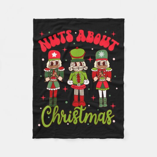 Couverture Polaire Nuts About Christmas Groovy Christmas Nutcracker S (Devant)