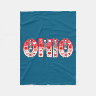 Couverture Polaire O-h-i-o Squelettes drôles Ohio Dans Midwestern Val