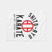 Couverture Polaire O-ryu Karate Japan Martial Arts  (Devant (Horizontal))