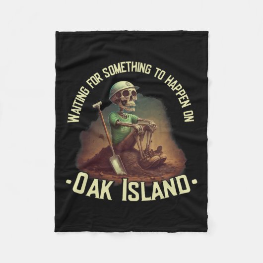 Couverture Polaire Oak Island Treasure Hunter Skeleton Oak Island My (Devant)