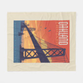 Couverture Polaire Oakland, Californie (Devant (Horizontal))