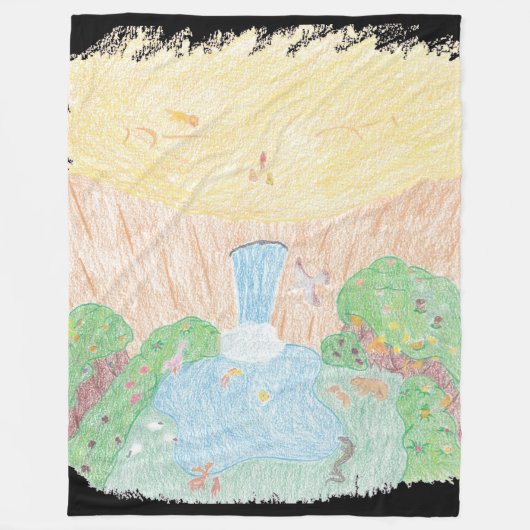 Couverture Polaire Oasis (Devant)