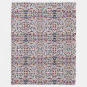 Couverture Polaire Oaxaca Mexique Boho ethnique hispanique maya (Devant)