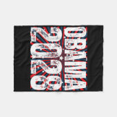 Couverture Polaire Obama pour le président 2028 Obama 2028 _4 (Devant (Horizontal))