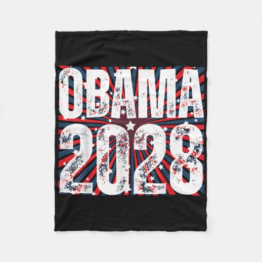Couverture Polaire Obama pour le président 2028 Obama 2028 _4 (Devant)