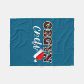 Couverture Polaire Obgyn Crew Christmas Lights Santa Hat  (Devant (Horizontal))