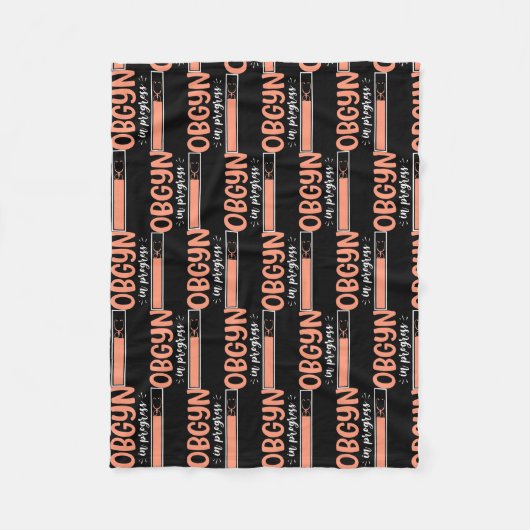 Couverture Polaire OBGYN En Cours OB Nurse Uterus OB Gyn  (Devant)