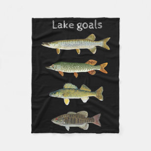 Couverture Polaire Objectifs de pêche en lac Musky Pike Walleye Petit
