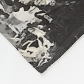 Couverture Polaire Obsessions contrastées Blanche polaire (Coin)
