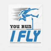 Couverture Polaire Obstacles Piste et Champ Vous Exécutez I Voler (Devant)