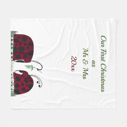 Couverture Polaire Obugs Et Mistletos Cutes (Devant (Horizontal))