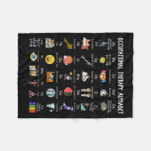 Couverture Polaire Occupational Therapy Alphabet Ota Funny Teacher Lo (Devant (Horizontal))