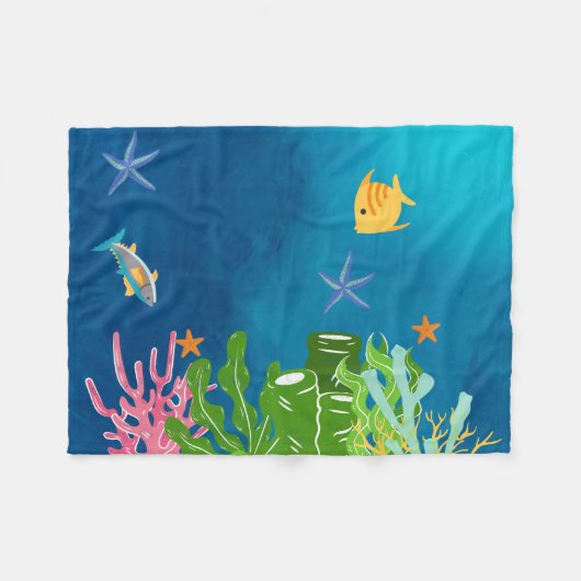 Couverture Polaire océan (Devant (Horizontal))