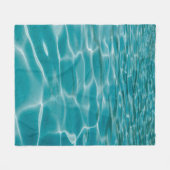 Couverture Polaire Océan bleu (Devant (Horizontal))