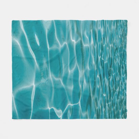 Couverture Polaire Océan bleu (Devant (Horizontal))