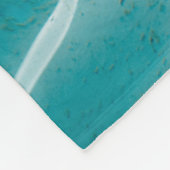 Couverture Polaire Océan bleu (Coin)