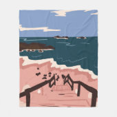 Couverture Polaire Ocean Blues (Devant)