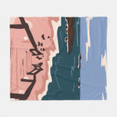 Couverture Polaire Ocean Blues (Devant (Horizontal))