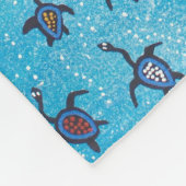 Couverture Polaire Océan Collage Autochtone Fleece Blanket (Coin)