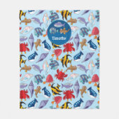 Couverture Polaire Ocean Fishers Fleece Blanket (Devant)