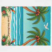 Couverture Polaire "Ocean Horizon Escape" (Devant (Horizontal))