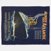 COUVERTURE POLAIRE OCEAN LINER EUROPE AMÉRIQUE (Devant (Horizontal))