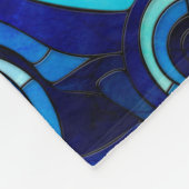 Couverture Polaire Ocean Wave Sun mosaïque art (Coin)