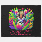 Couverture Polaire Ocelot coloré (Devant (Horizontal))