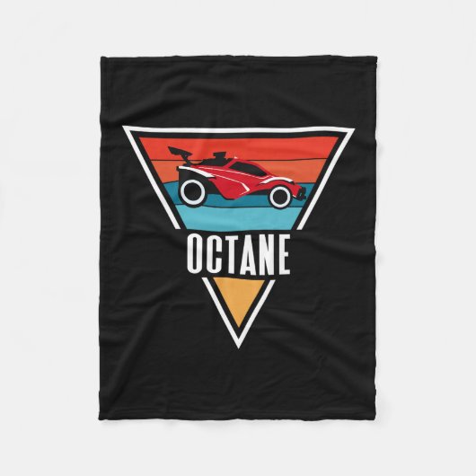 Couverture Polaire Octane Rocket Soccer Retro Sunset Distressed Graph (Devant)