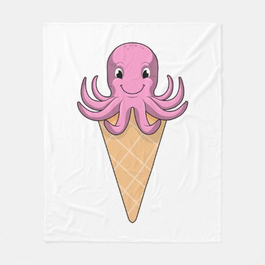 Couverture Polaire Octopus (Devant)
