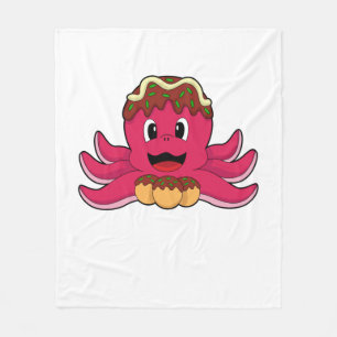 Couverture Polaire Octopus avec gâteau