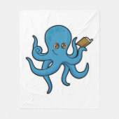 Couverture Polaire Octopus avec livre (Devant)