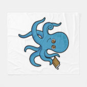 Couverture Polaire Octopus avec livre (Devant (Horizontal))