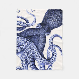 Couverture Polaire Octopus bleu paysage