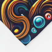 Couverture Polaire "Octopus Christmas Décoration Wonderland" (Coin)