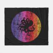 Couverture Polaire Octopus rétro (Devant (Horizontal))