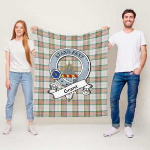 Couverture Polaire Octroi de l'insigne de clan Auchétroite Tartan Pla