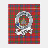 Couverture Polaire Octroi de l'insigne de clan Lurg Tartan Plaid (Devant)