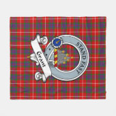 Couverture Polaire Octroi de l'insigne de clan Lurg Tartan Plaid (Devant (Horizontal))